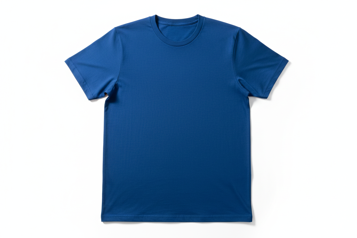 blue t-shirt